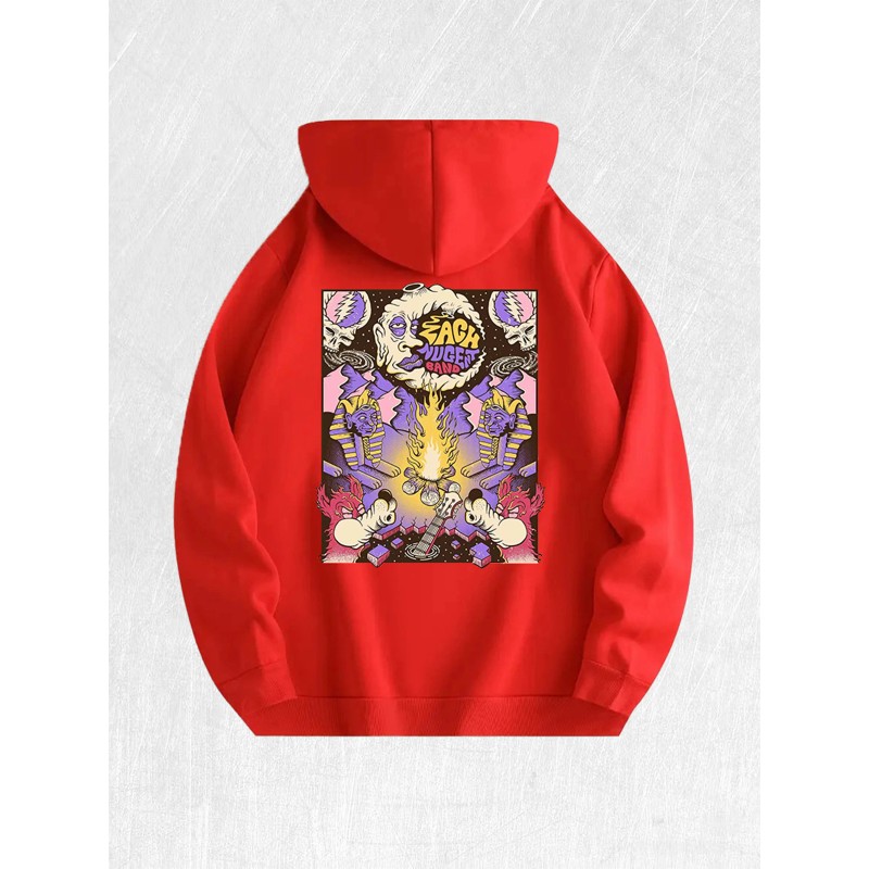 Psychedelic Rock Band Hoodie 100% Cotton US Warehouse 7 ColorsColor: