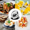 Boiled Egg Cutter, Egg Cutter, Egg Slicer, Stainless Steel, 2-in-1
