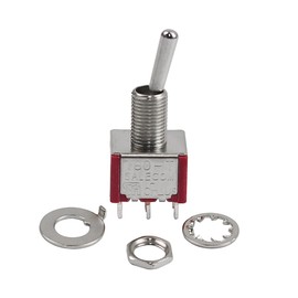 FLEOR 2 Way on/on Toggle Switch DPDT Mini Toggle Switches 6 Pins Pickup Selector Switch