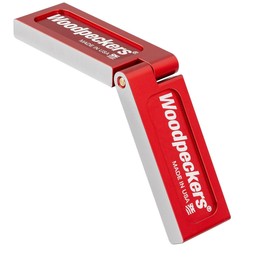 Woodpeckers Folding Saddle Square, Full Size, Transfer Layout Lines Around Corners, Perfect for Tenons, Dowels, Angled Joinery