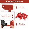 8 Pack Mini Red Keys for Battery Disconnect Isolator Power