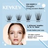 KevKev Lash Clusters 3D Fluffy Cluster Lashes 120 Pcs DIY