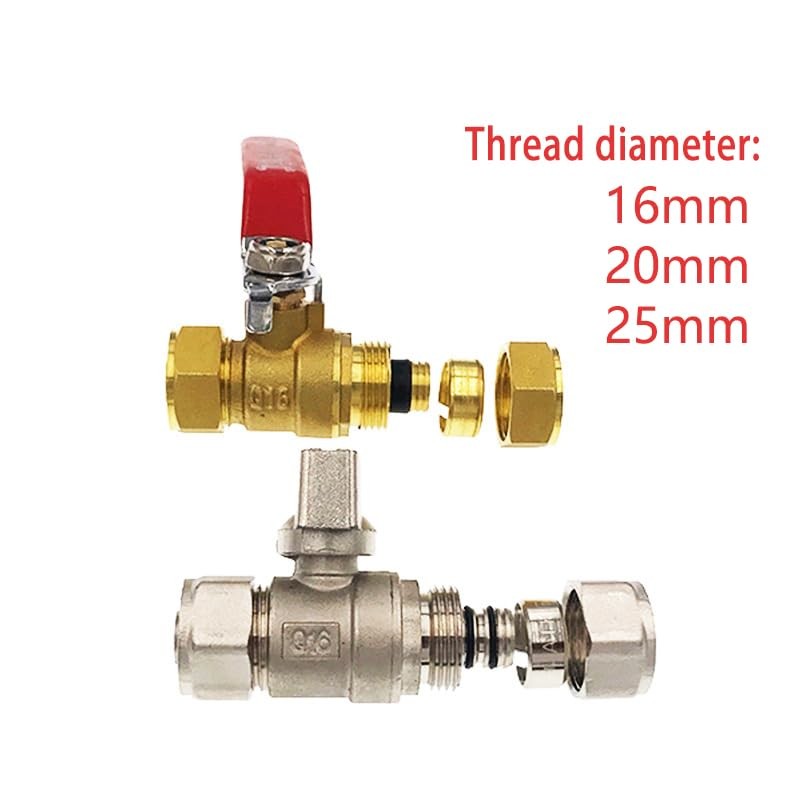 Brass Lever Ball Valve with Portable Handle Isolation Valve Compression
