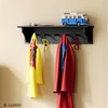 Ballucci Floating Coat and Hat Wall Shelf Rack, Coat Rack
