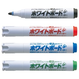 シヤチハタ アートライン潤芯ホワイトボードマーカー K-527/4W 丸芯 4色セット
