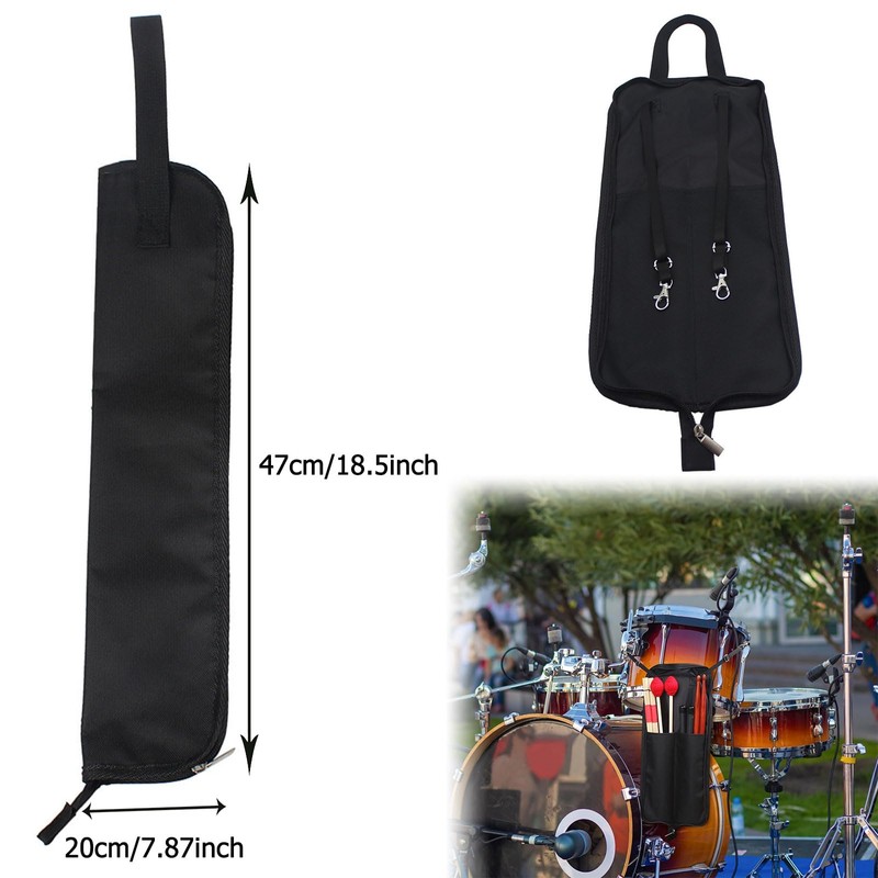 Waterproof drumstick bag, drum case, drum stick storage bag, drumstick