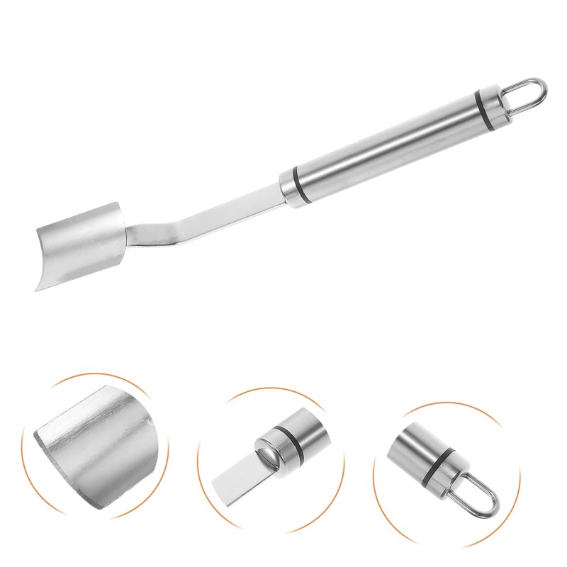 ULTECHNOVO Stainless Steel Corn Peeler Tool Easy Clean Corn Cob