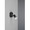 Reality Leuchten Paris R80911032 Wall Spotlight Metal Black Matt Exclusive