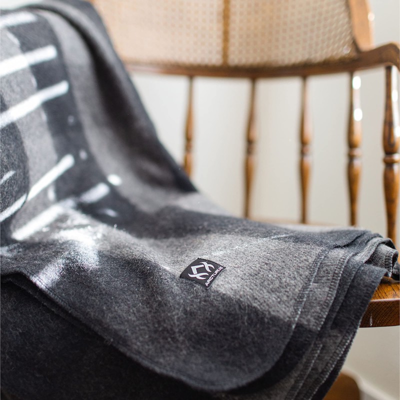 Arcturus Backwoods Wool Blanket - 4.5lbs, Warm, Heavy, Washable, Large