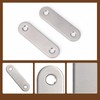 Pxyelec 2.2" 2 Hole Stainless Steel Flat Repair Plate 20pcs