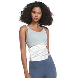 Castor Oil Pack Wrap with 4pcs Organic Unbleached Natural Cotton Flannel, Highly Absorbent&Reusable Castor Oil Packs for Abdomen/Liver/Joints/Back (CottonFlannel)