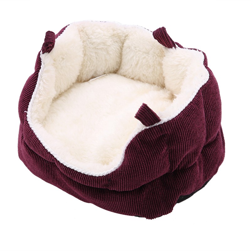 Small Animal Winter Warm Bed House Washable Pet Nest Sofa