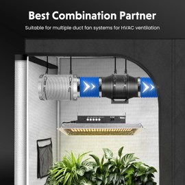 4-Inch Aluminum Ducting, Dryer Vent Hose, Heavy-Duty Three-Layer Protection, 8-Feet Long for Heating Cooling Ventilation and Exhaust, Blue