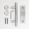 QINAIXQM 30 cm Sliding Door Handle, Double-Sided Barn Door Handle,