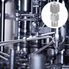 PATIKIL 1/8G x 4mm 304 Stainless Steel Compression Tube Fitting,