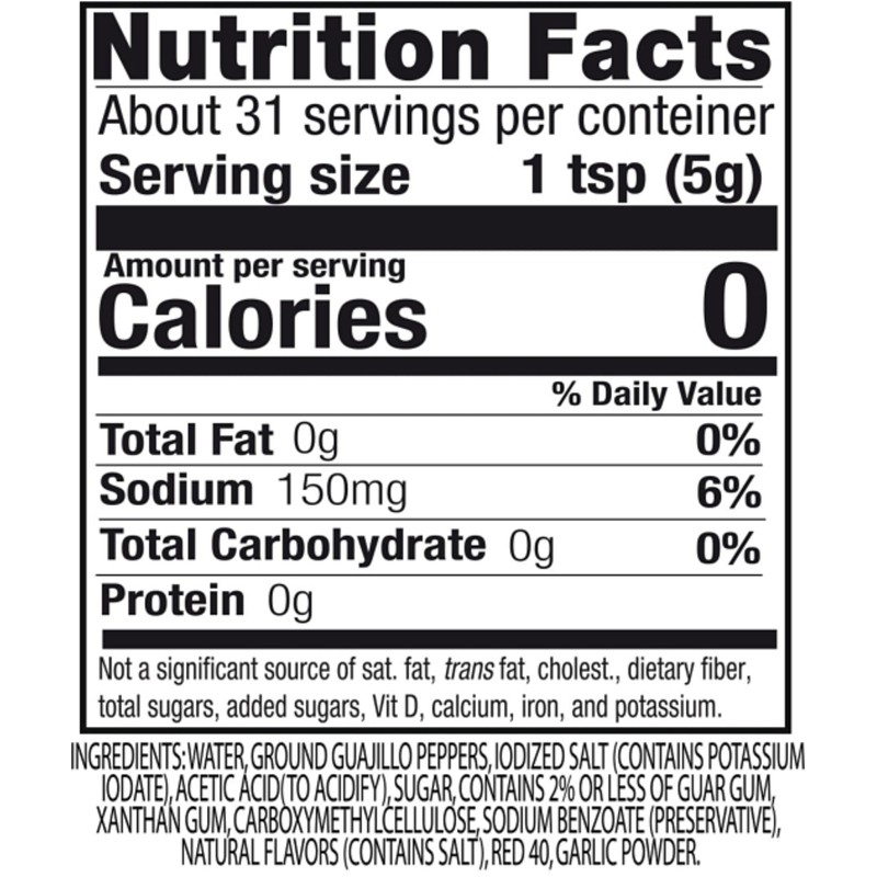 Bufalo Salsa Clasica Mexican Hot Sauce 5.4 oz (Pack of