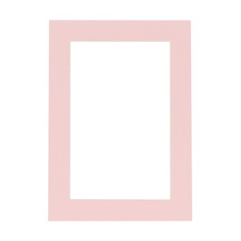 12x16 Mat for 8x12 Photo - Precut Soft Pink Picture Matboard for Frames Measuring 12 x 16 Inches - Bevel Cut Matte to Display Art Measuring 8 x 12 Inches - Acid Free ONE MAT