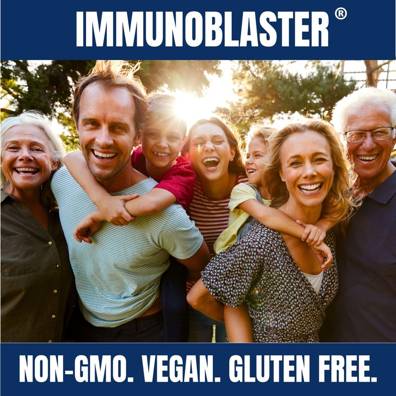 (2 Pack) ImmunoBlaster Zinc Quercetin 500mg with Vitamin D and