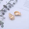 Inateannal Boho Shell Conch Earrings Seashell Conch Dangle Earrings Large
