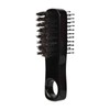 Fhandong Double-Sided Men's Beard Brush, 2-Pack, Black, Detangles & Styles