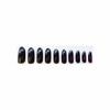 Beauty Nailer 101 Premier Black Tips Long Round Black PT-20