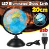 dreamrefit Luminous LED Lamp Globe World Map Display Teaching Toy