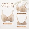 sheroine Women's Full Coverage Minimizer Underwire Bra Unlined Plus Size