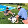 Pacific Shore Games Cloth Rollup Travel Chess, Checkers and Backgammon