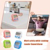 4Pcs Kitchen Timer, Kikuo Digital Timer, Big Digit Magnetic Clock,