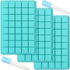 ionEgg 40 Cavities Square Silicone Mold, for Making Chocolate Candy,