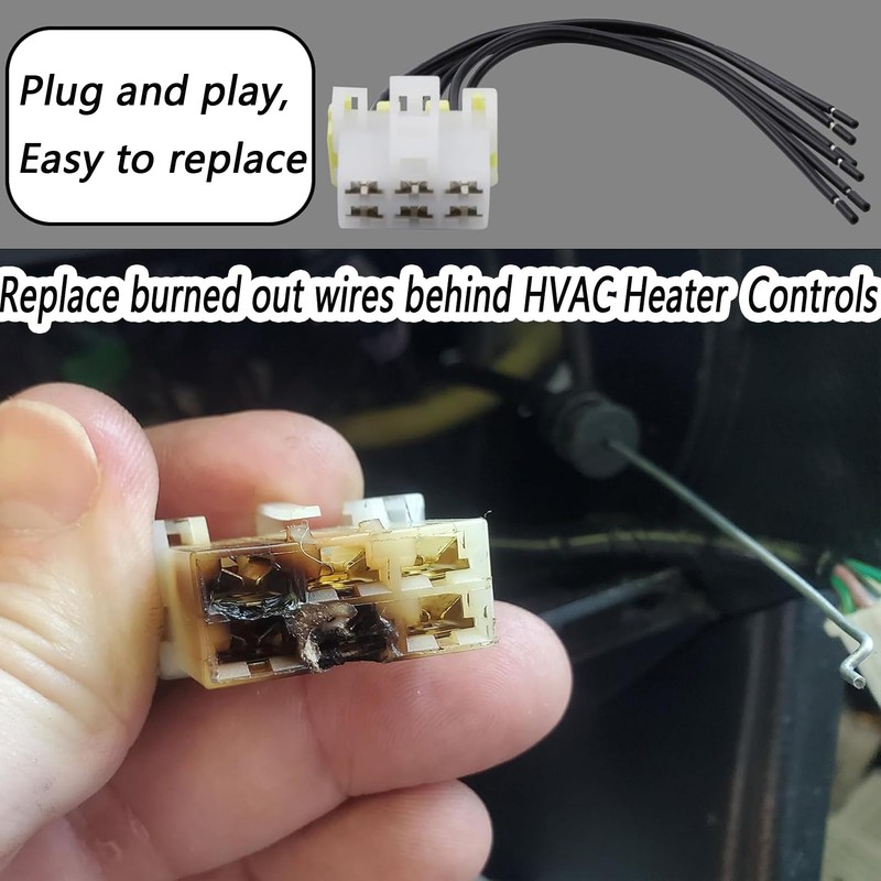 12AWG Manual Heater AC HVAC Control Replacement Wire Pigtail for