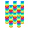 SeewtLice 100 Pcs Plastic Dish Scrubbers, Reusable Non-Scratch Nylon Scouring