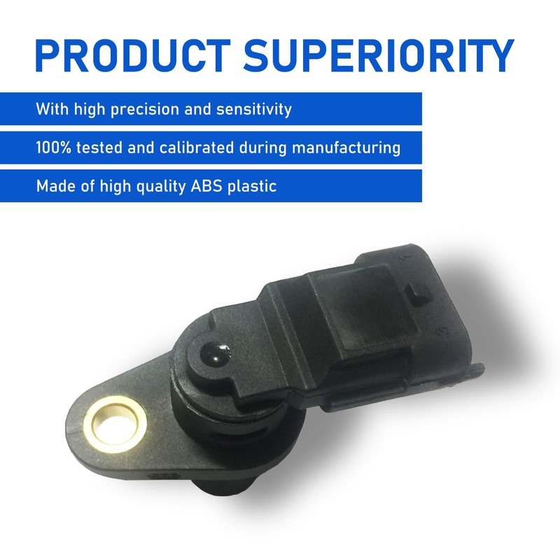 icykale Pack-1 Car Camshaft Position Sensor, Precise Fit Standard Replacement