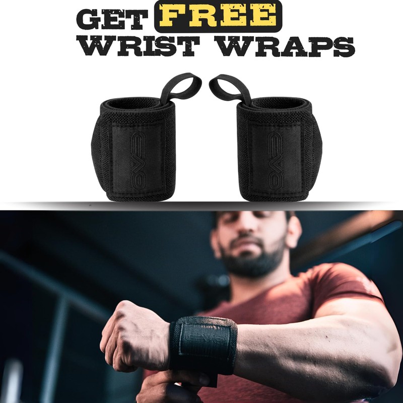 EVO Fitness 4” 6” Matte Black Weight Lifting Belt With