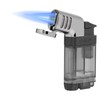 Palió Pistola Angled Double-Jet Flame Lighter (Black)