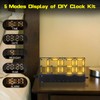 Soldering Practice Kit, 4-Bit Digital Clock Kit with Lighting Adjustment,