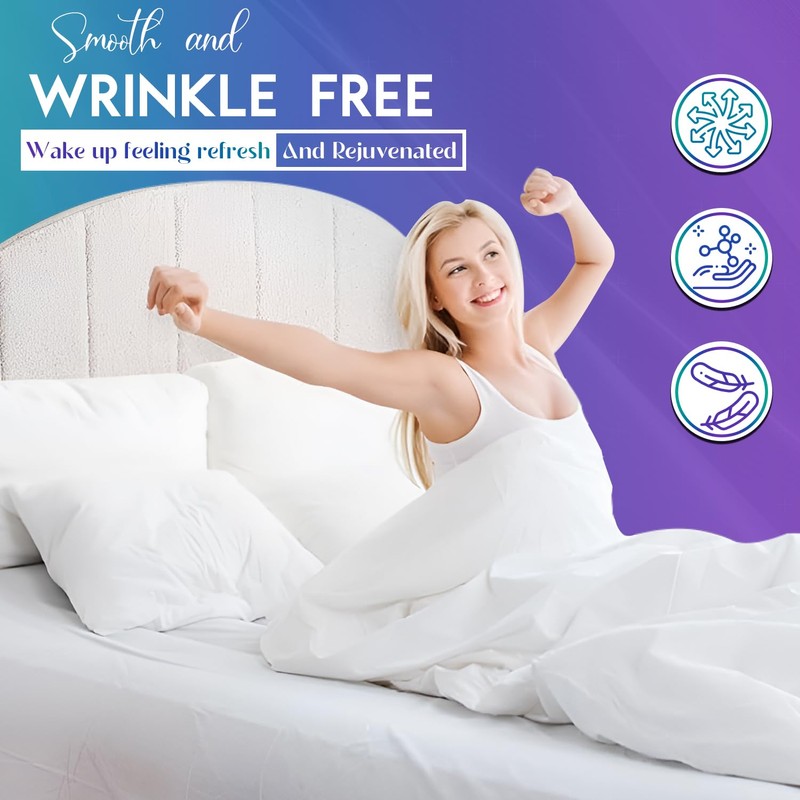 Sunshine Comforts Single Duvet Cover Set - 100% Soft Brushed