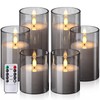 Retisee 6 Pcs Fall Flickering Flameless Candles, Acrylic Battery Operated