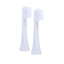 2 x MEGASONEX M8 Ersatz-Bürstenköpfe soft - Ersatzbürsten für die Megasonex M8 Ultraschallzahnbürste