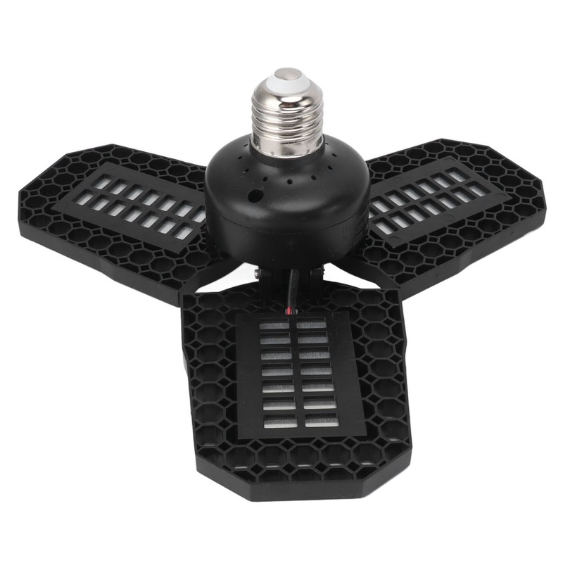 E27 LED Ceiling Lamp Mining Lamps 60W Three Leaves Folding