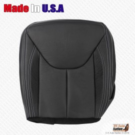 Us Auto Nattion 2015 2016 2017 For Jeep Wrangler Rubicon Driver Bottom Leather Seat Cover Black
