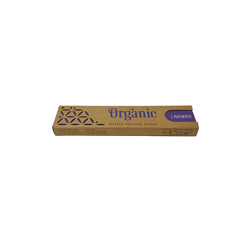 3 x Lavender Organic Goodness Incense Sticks with Souvenir Magnet
