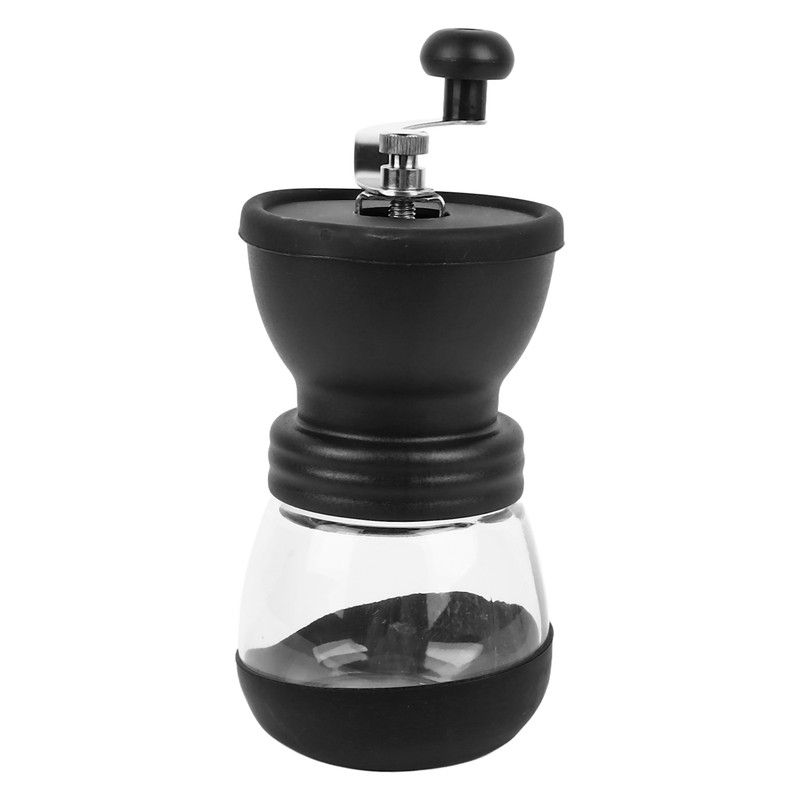 Manual Coffee Bean Grinder Portable Stainless Steel Silicone Easy to