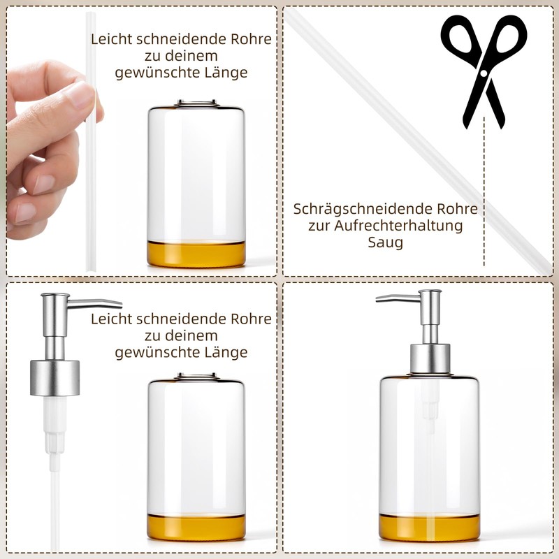 Pack of 2 Soap Dispenser Pump Head Replacement Pump, Plastic