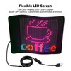 Flexible LED Car Screen 32x32 Resolution Bluetooth APP Control Scrolling