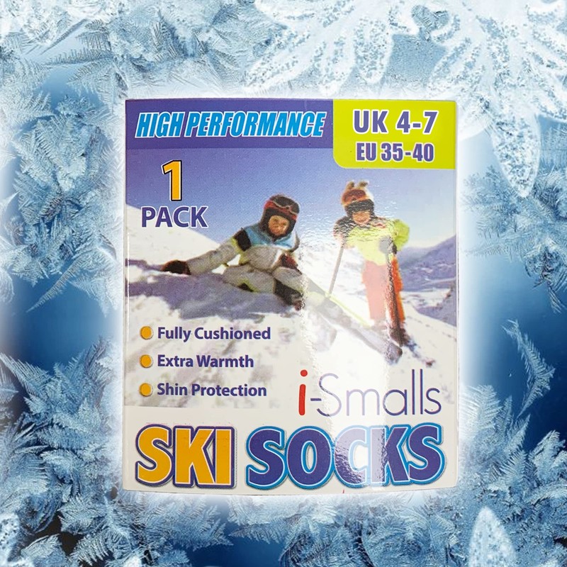 i-Smalls 1 Pair Women's Thermal Long Hose Ski Socks 4-7