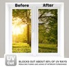WPCTEV Window Film One Way Mirror Film Privacy Static Non-Adhesive