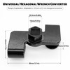 TETEWEVER Wrench Extension, Universal Hex Wrench 1/2 Inch Extension 21