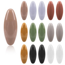 16pcs Hijab Pins Scarf Safety Pins Colorful Hollow Oval Pin Scarf Pin Headscarf Decoration Plastic Scarf Clip Hijab Accessories for Women