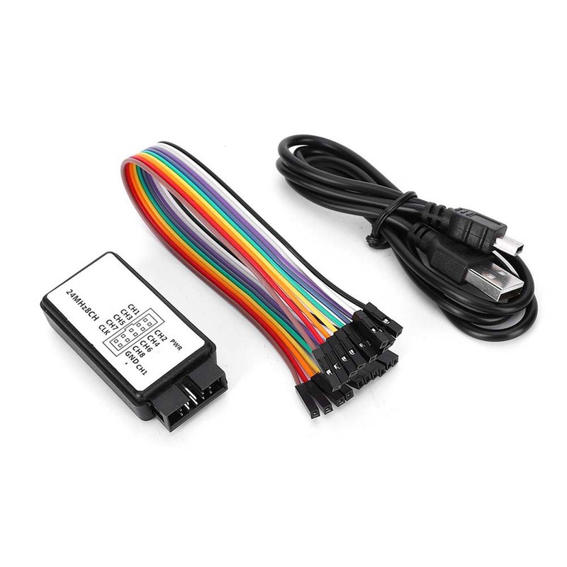 USB Logic Analyzer Device Set Mini Digital Pocket Size 8